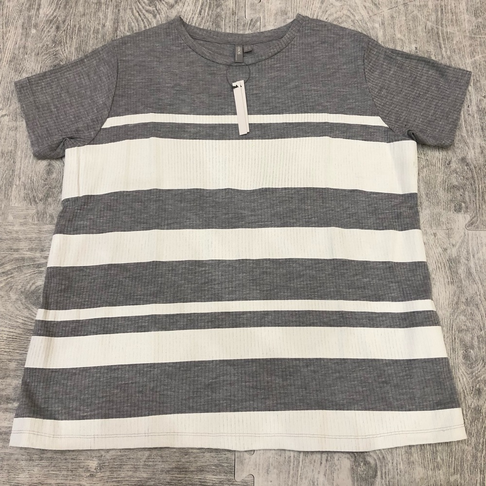ASOS maternity stripe grey t-shirt small new